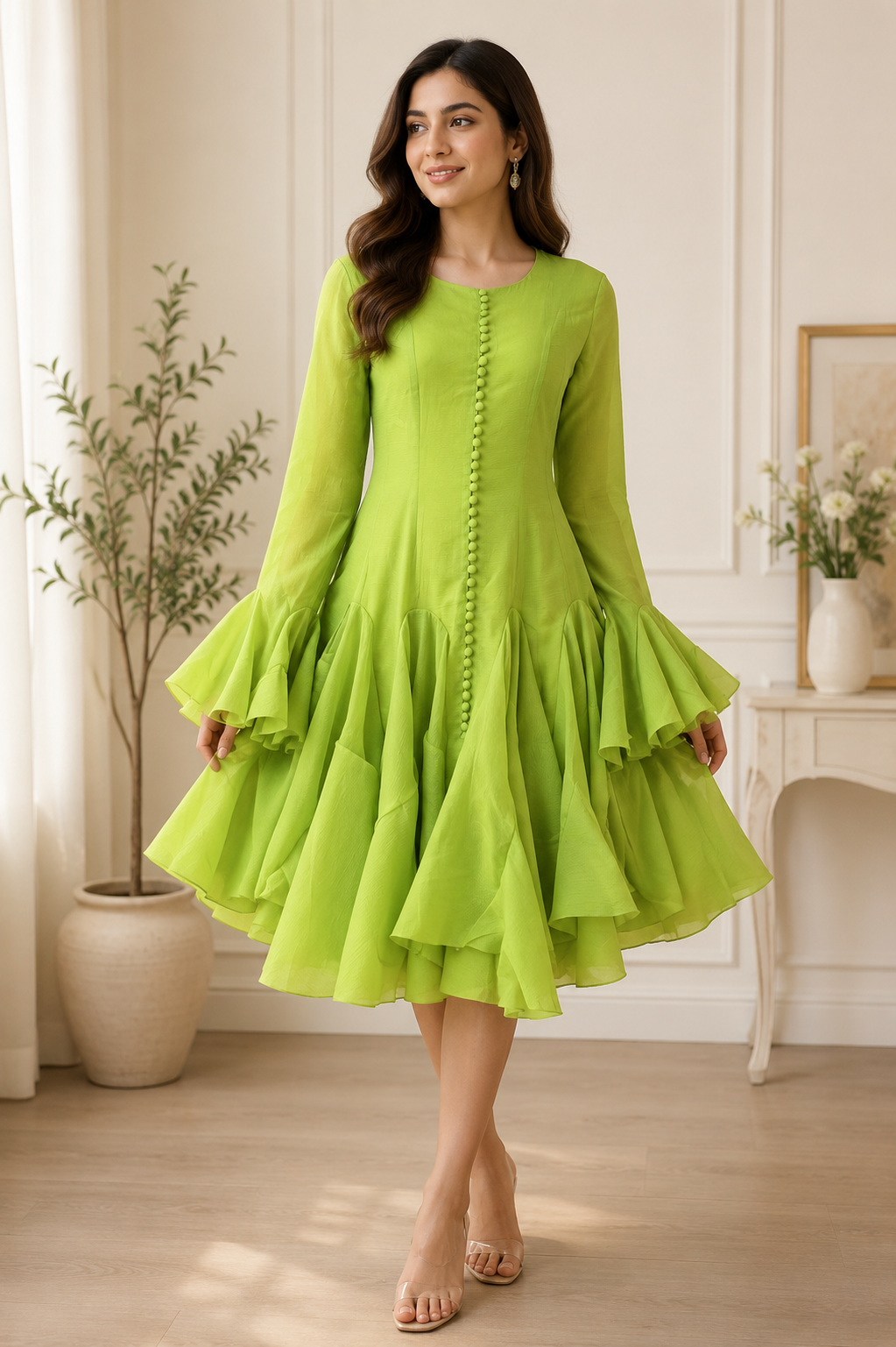 Statement Ruffle Occasion Dress Collection