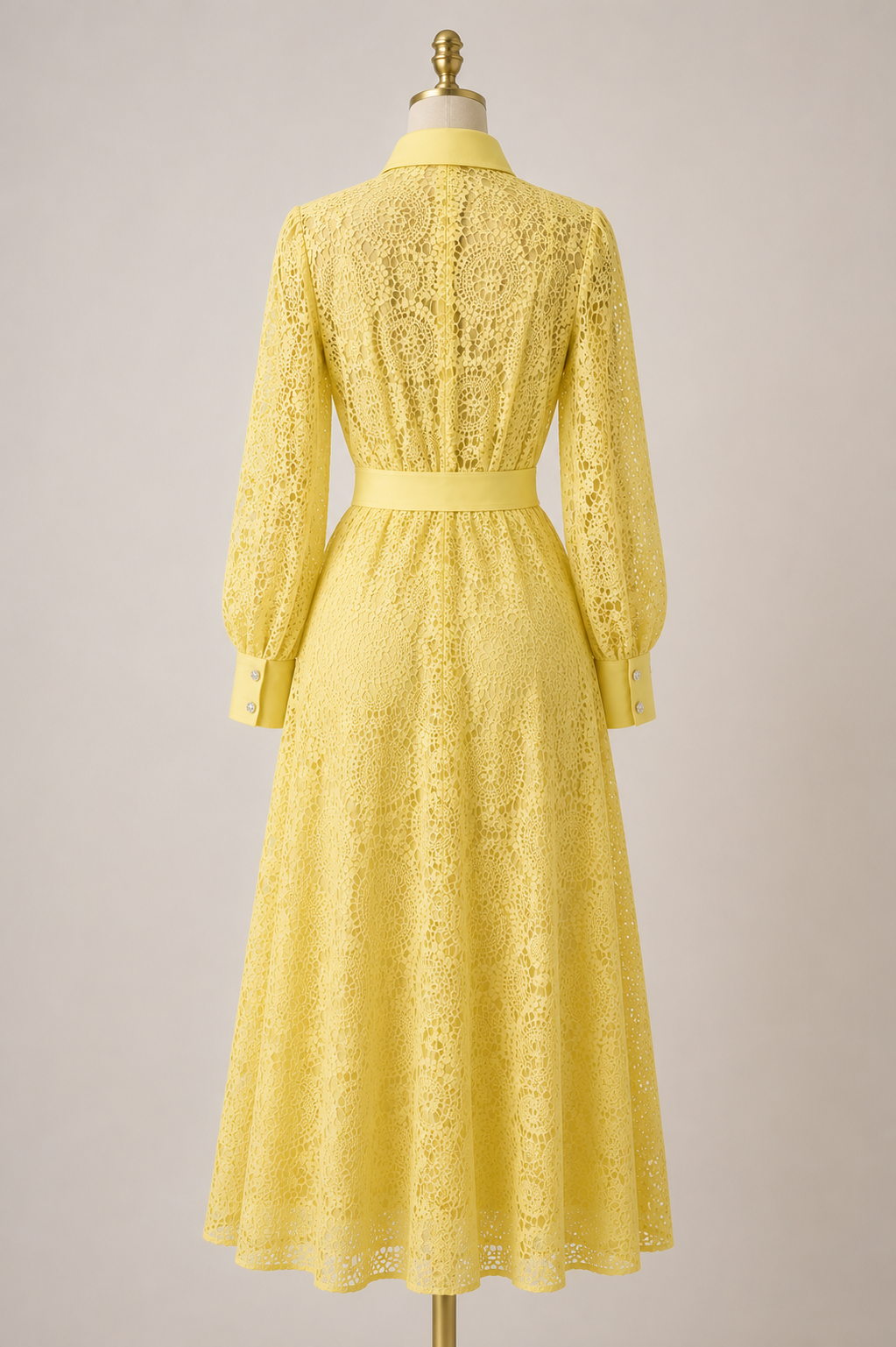 The Lace Shirt Dress