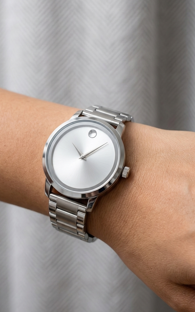 Timeless Silver Minimalist Quartz Watch