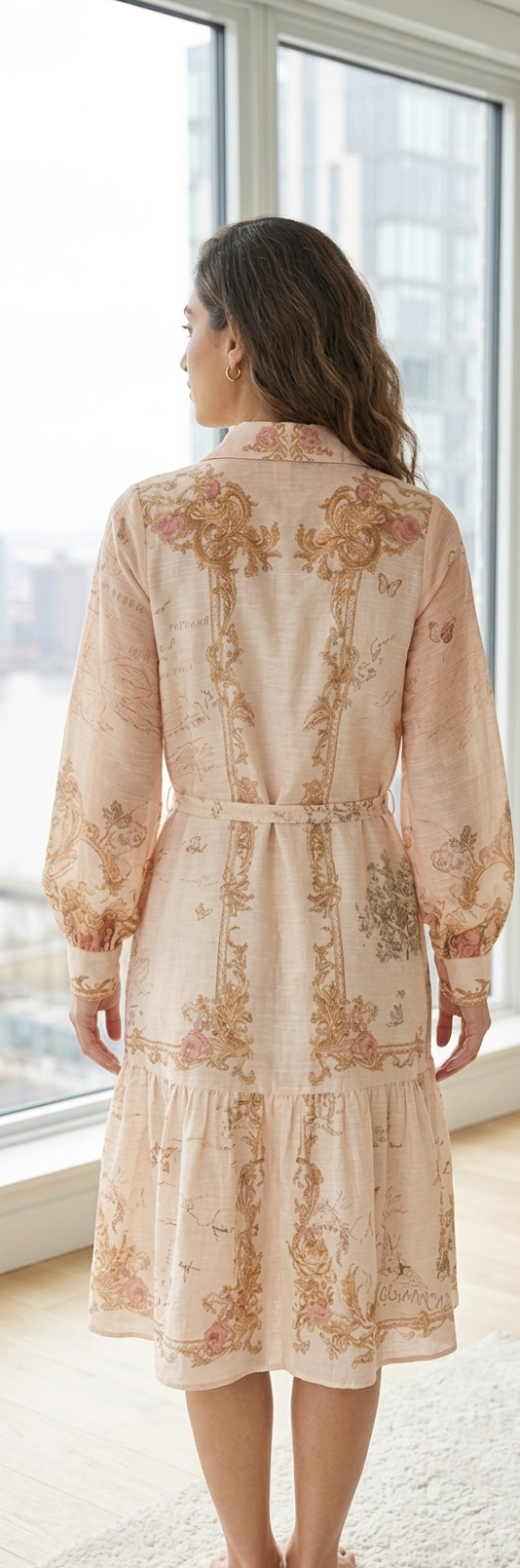 Vintage Romance Shirt Dress