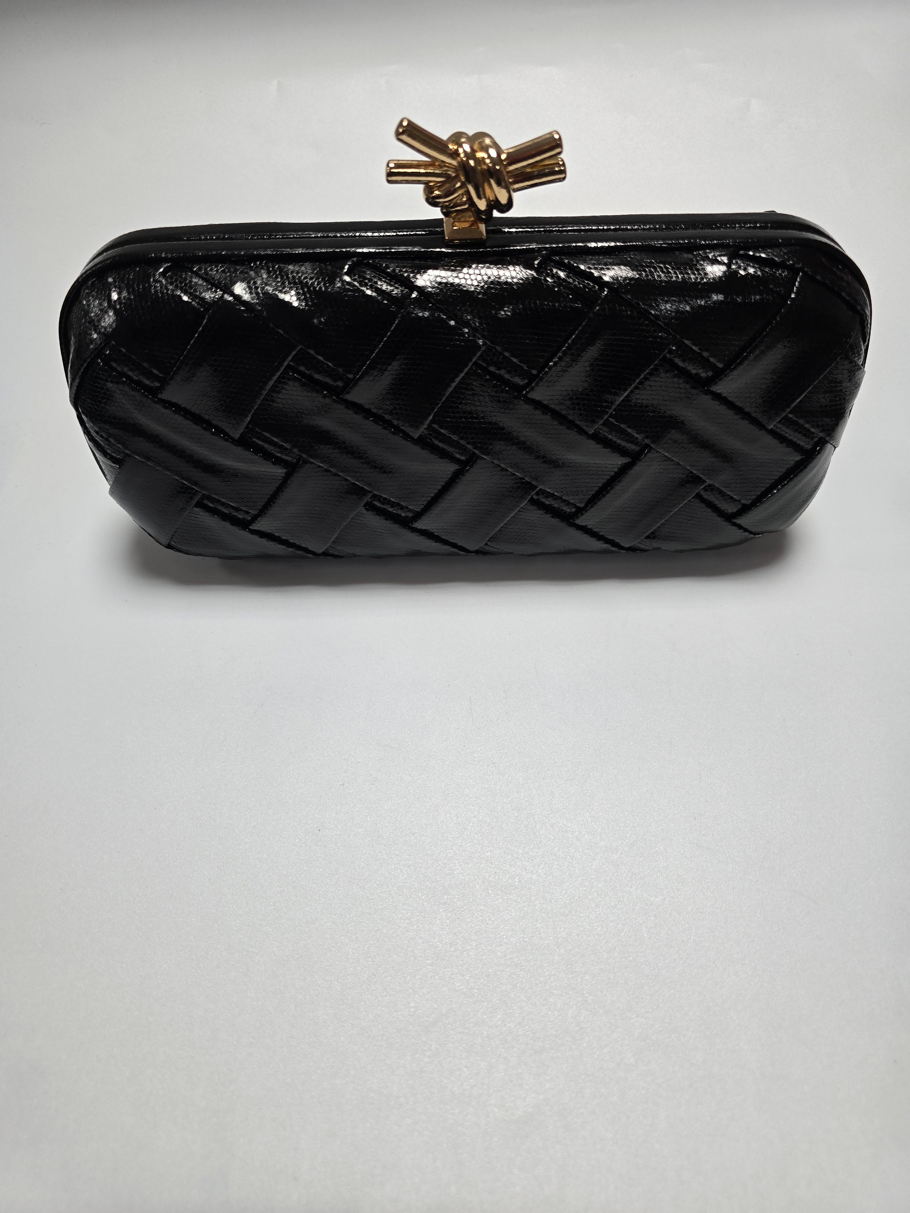 Woven Criss Cross Clutch