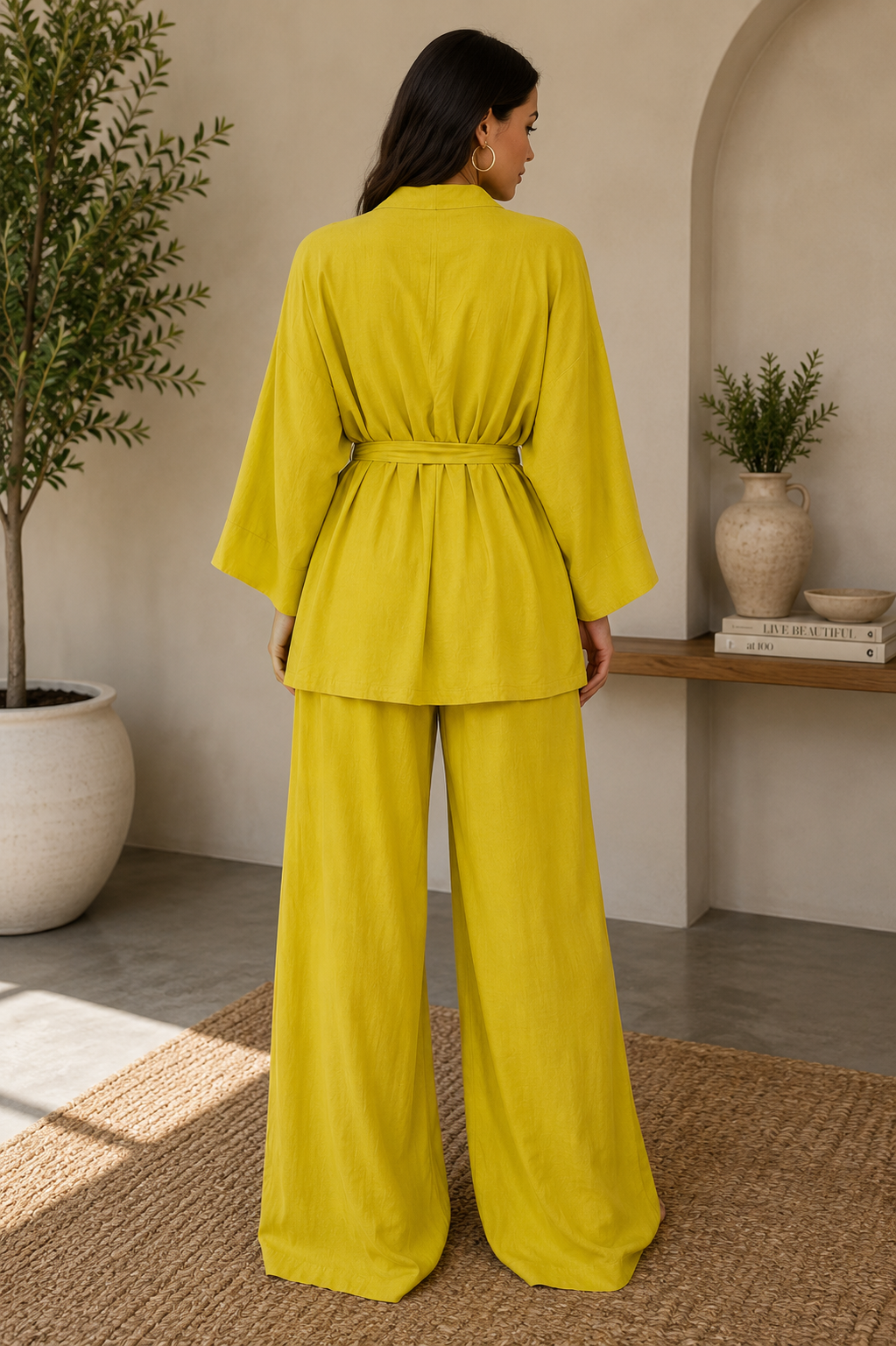 Luxe Linen Blend Lounge Set
