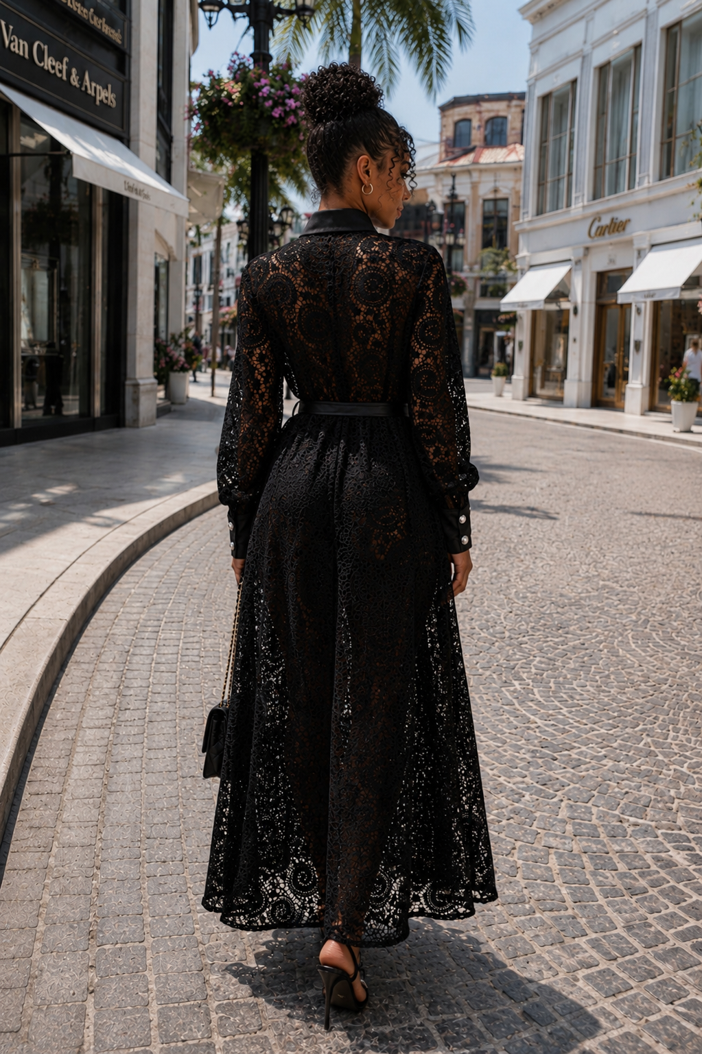 The Lace Shirt Dress – esteesluxury