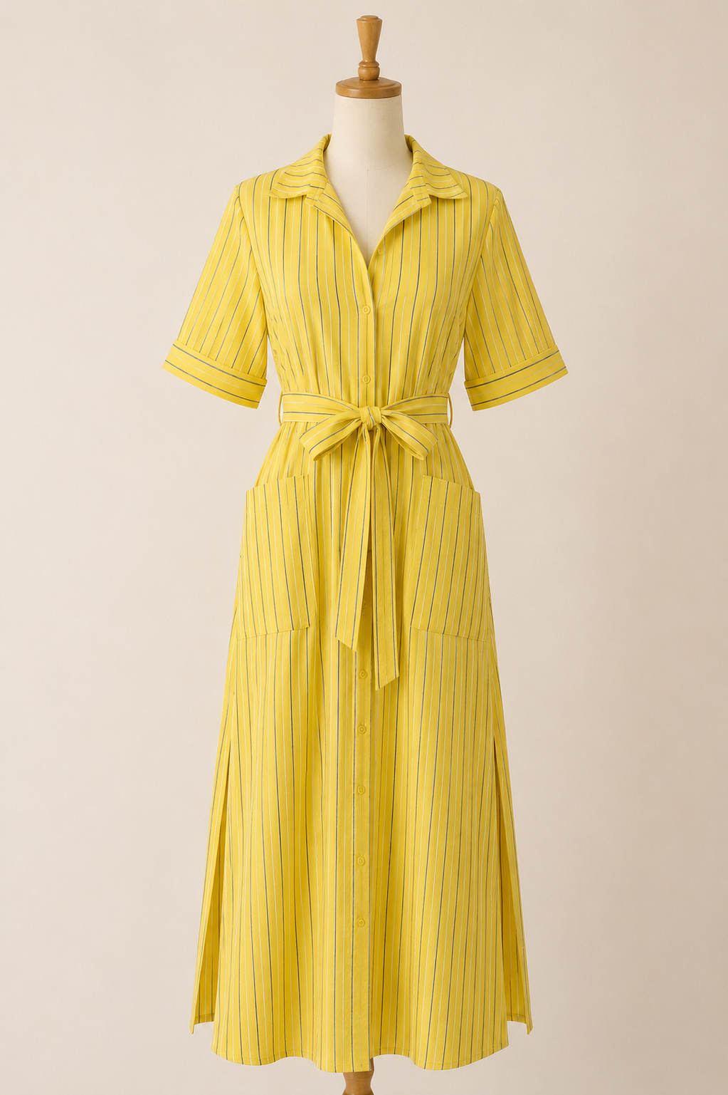The Amalfi Stripe Shirt Dress