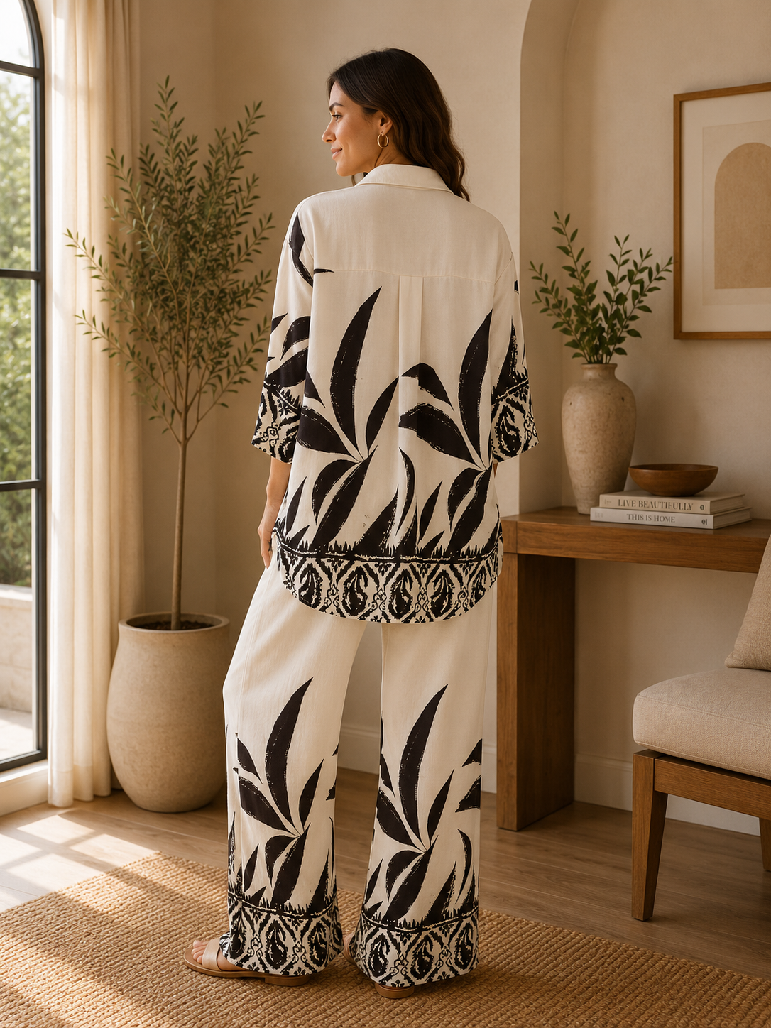 Premium Cotton Printed Lounge Set