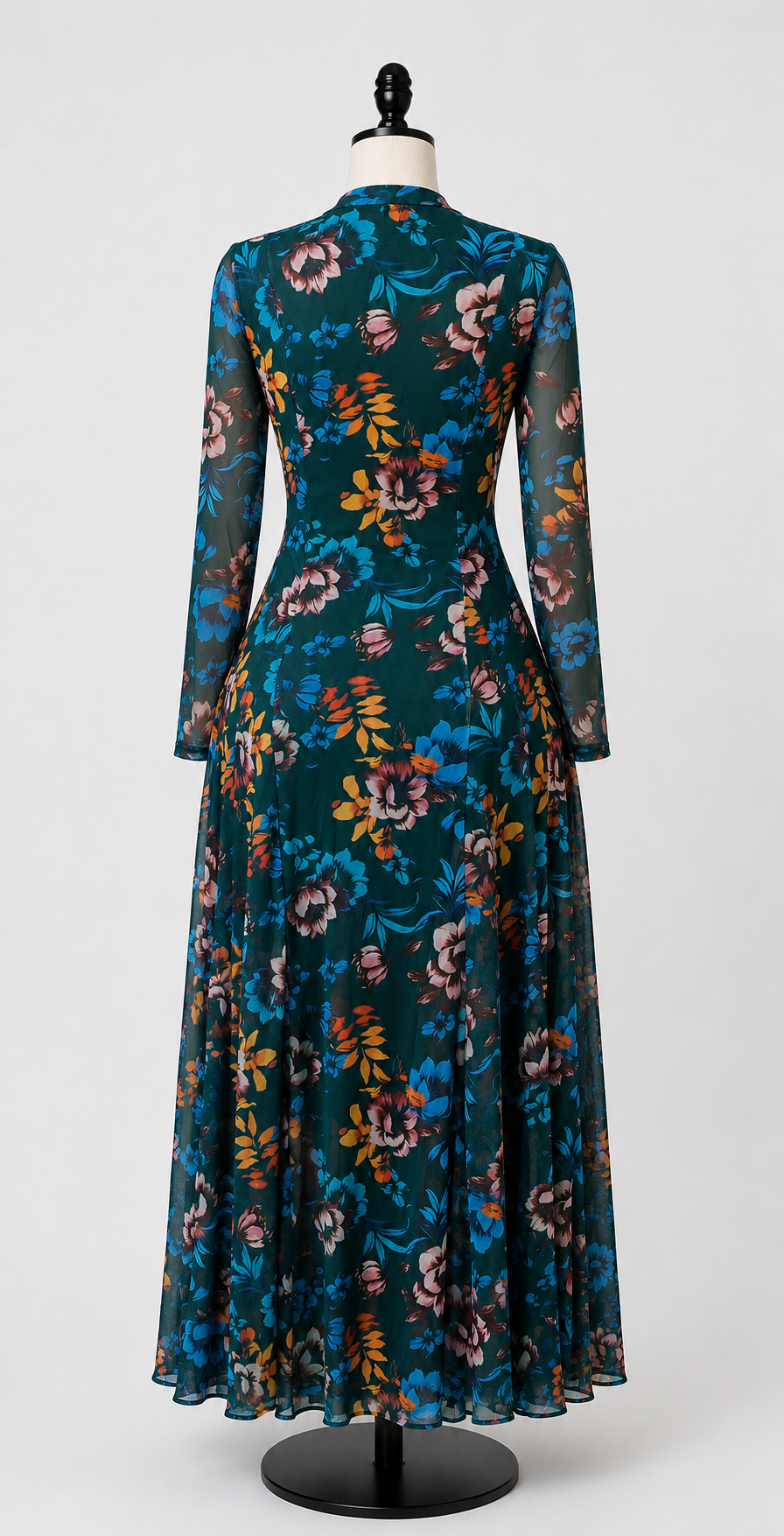 Midnight Bloom Floral Maxi Dress