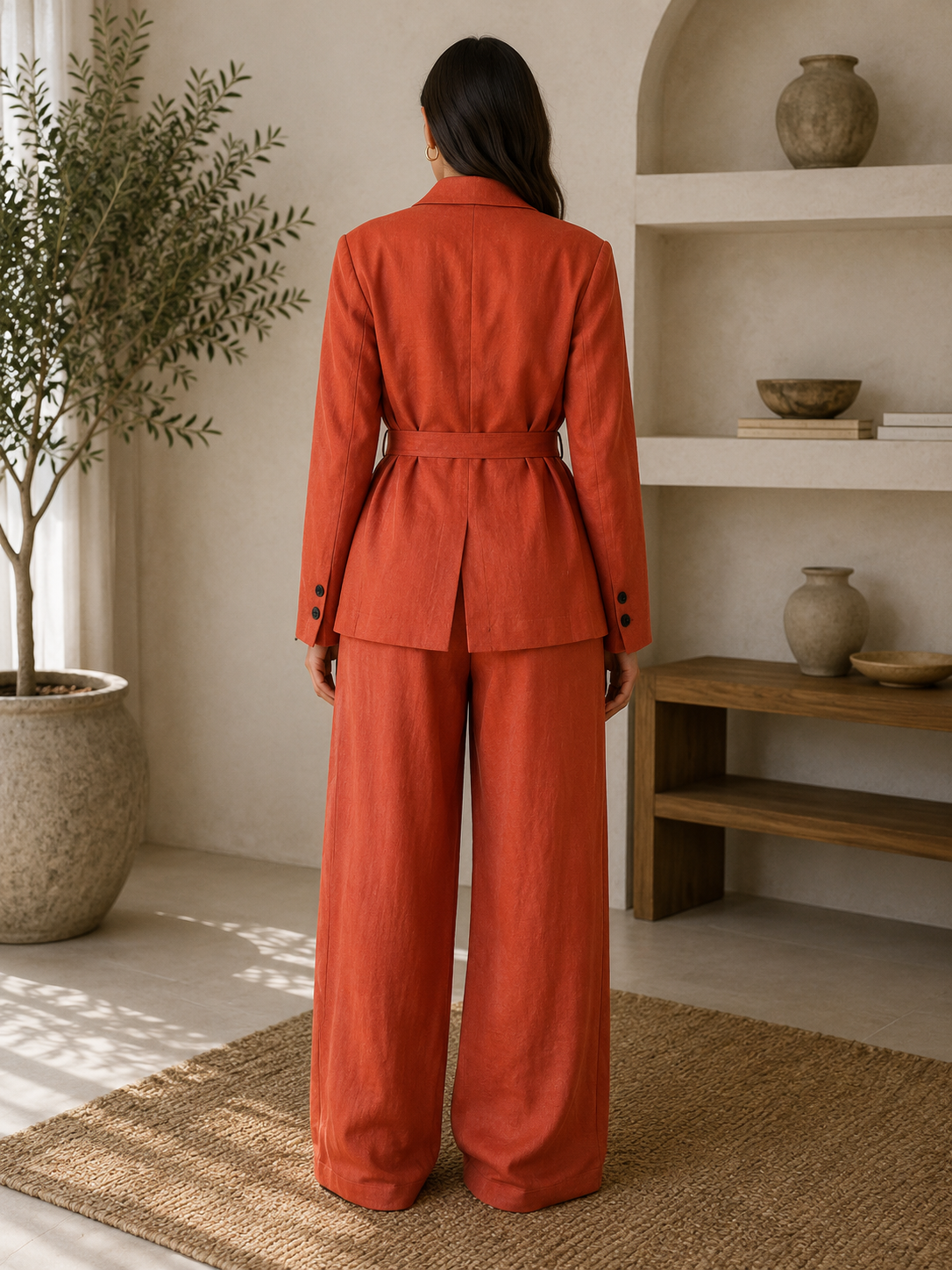 Linen Co-Ord Collection - Tailored Two-Piece Sets