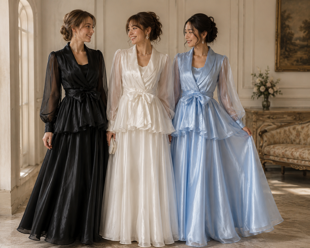Celeste Organza Overlay Dress
