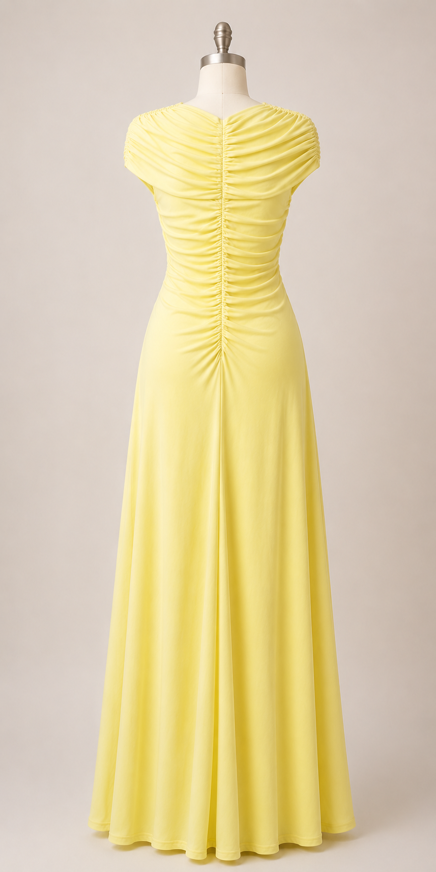 Ruched Maxi Evening Dress Collection