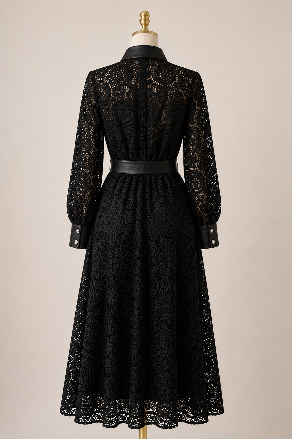 The Lace Shirt Dress