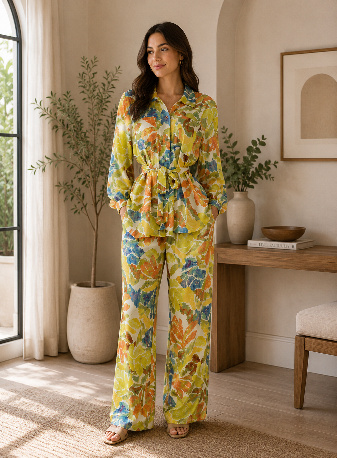 Premium Cotton Printed Lounge Set