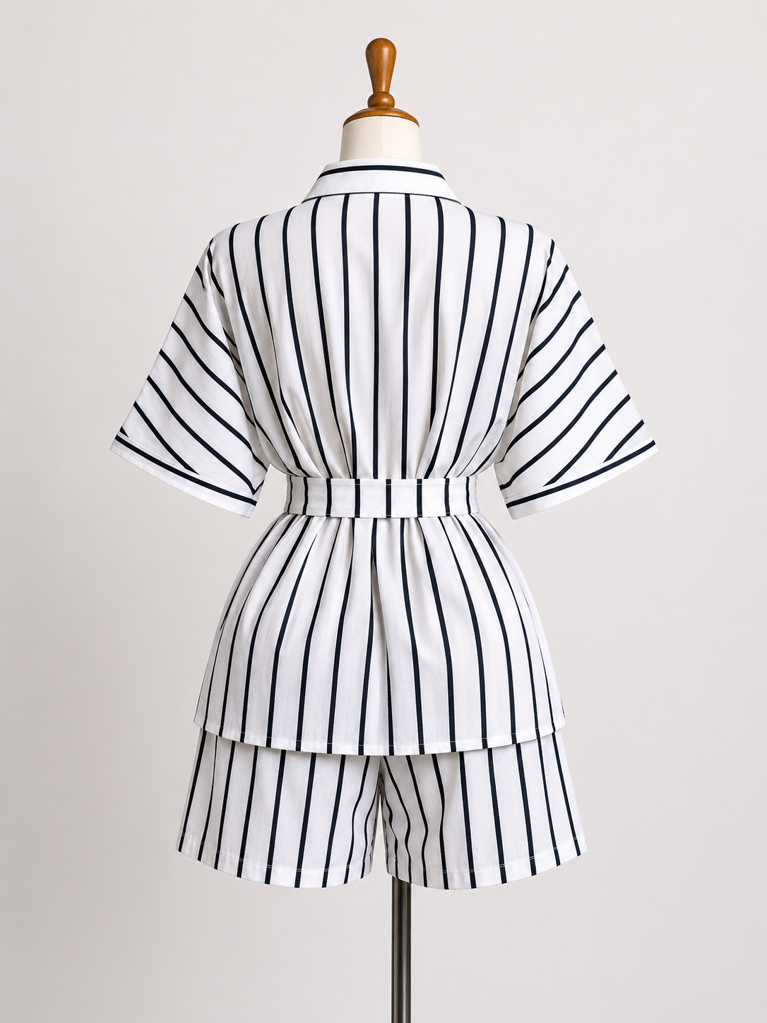 Cotton Belted Lounge Set