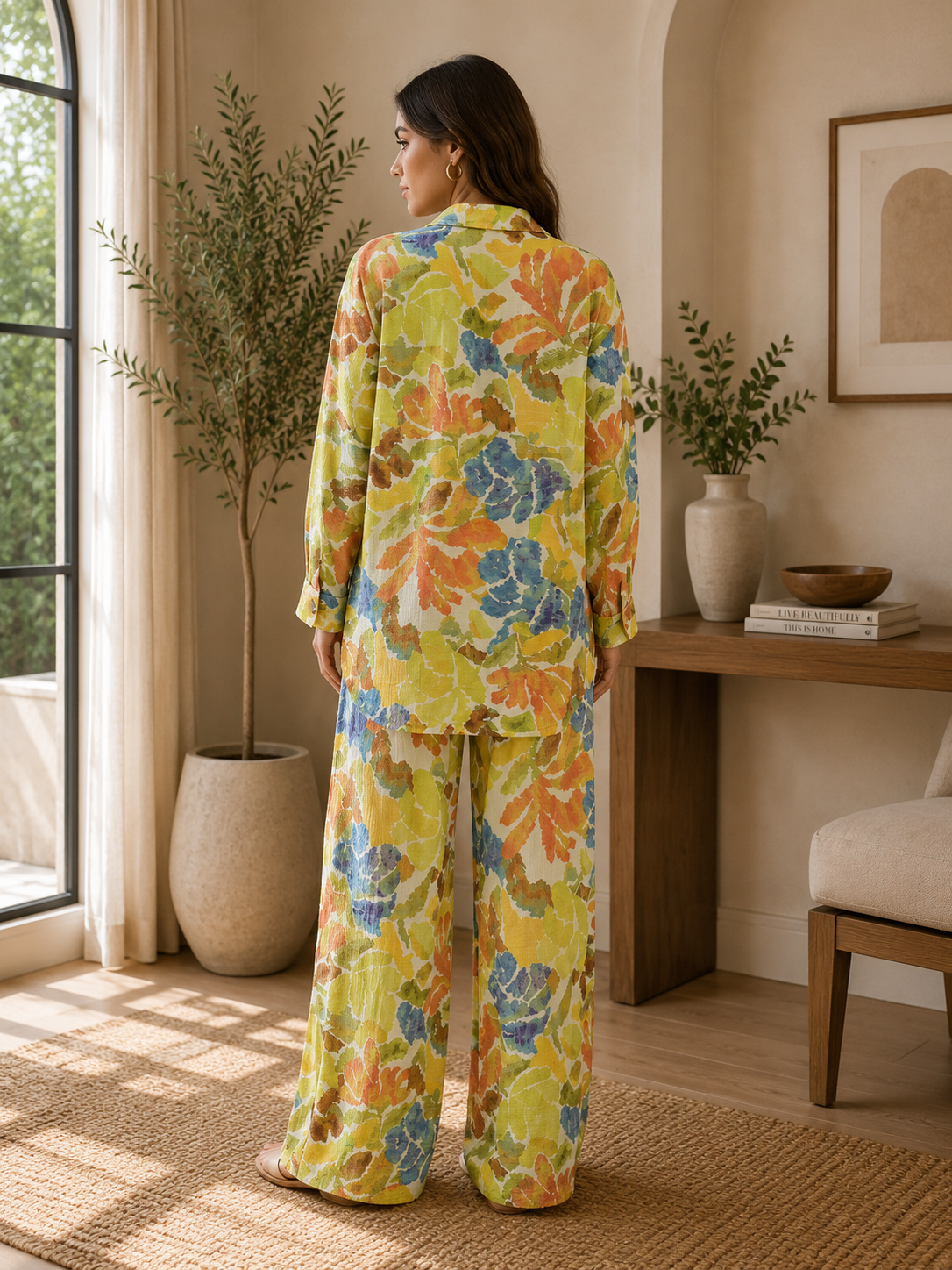Premium Cotton Printed Lounge Set