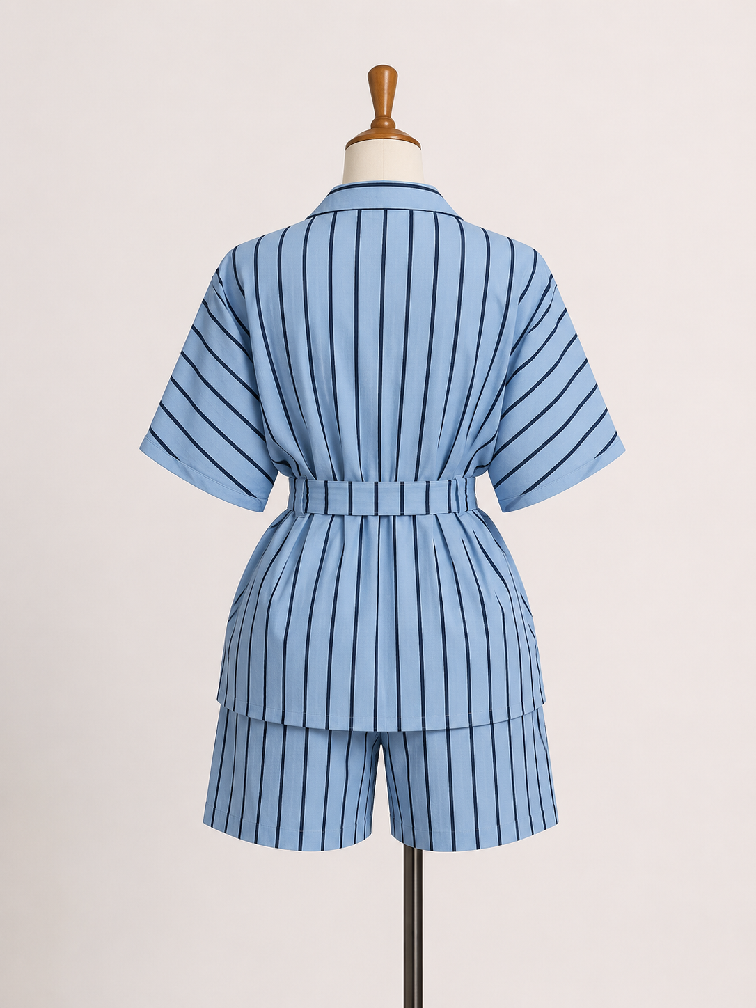 Cotton Belted Lounge Set