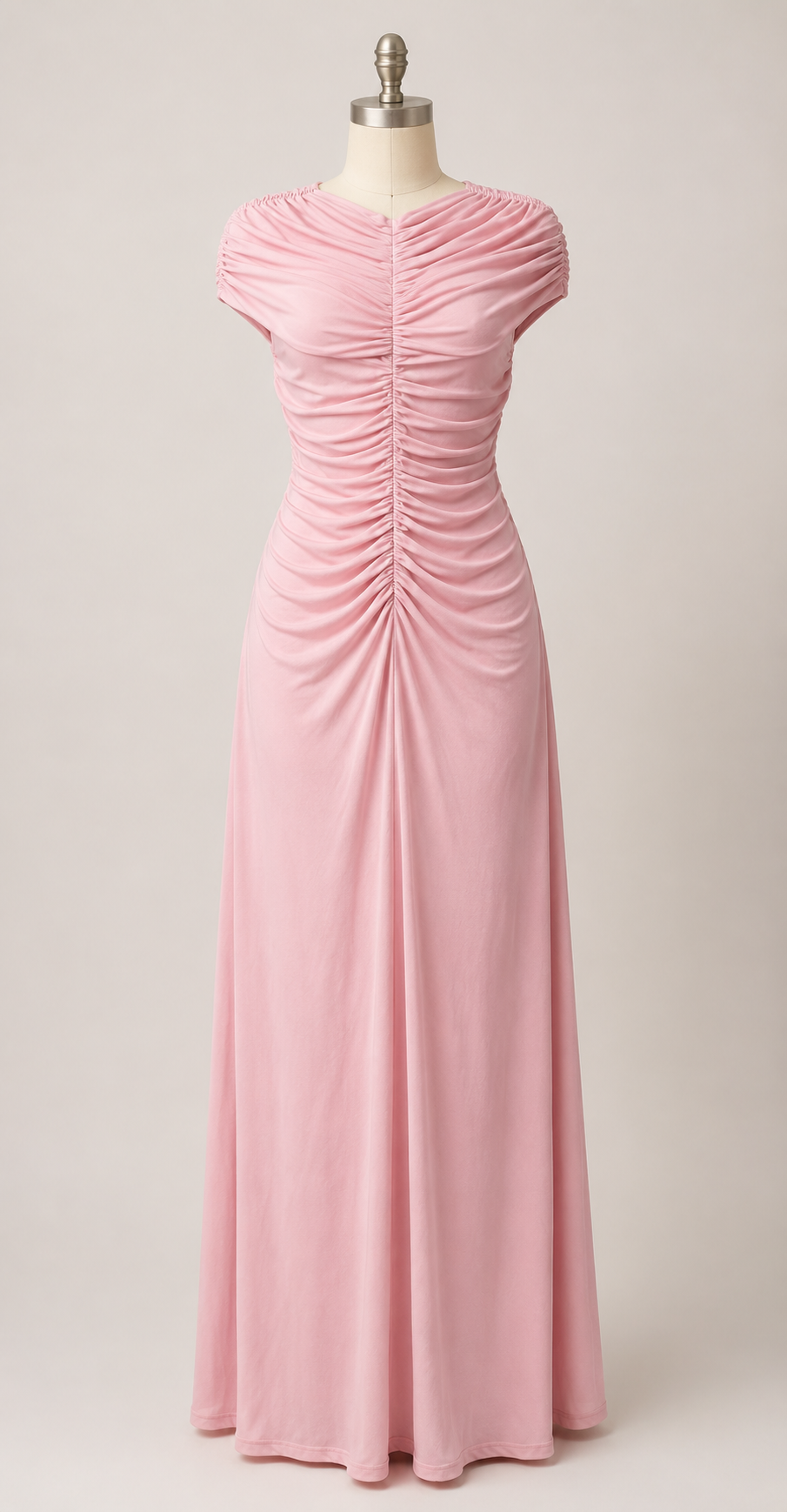 Ruched Maxi Evening Dress Collection