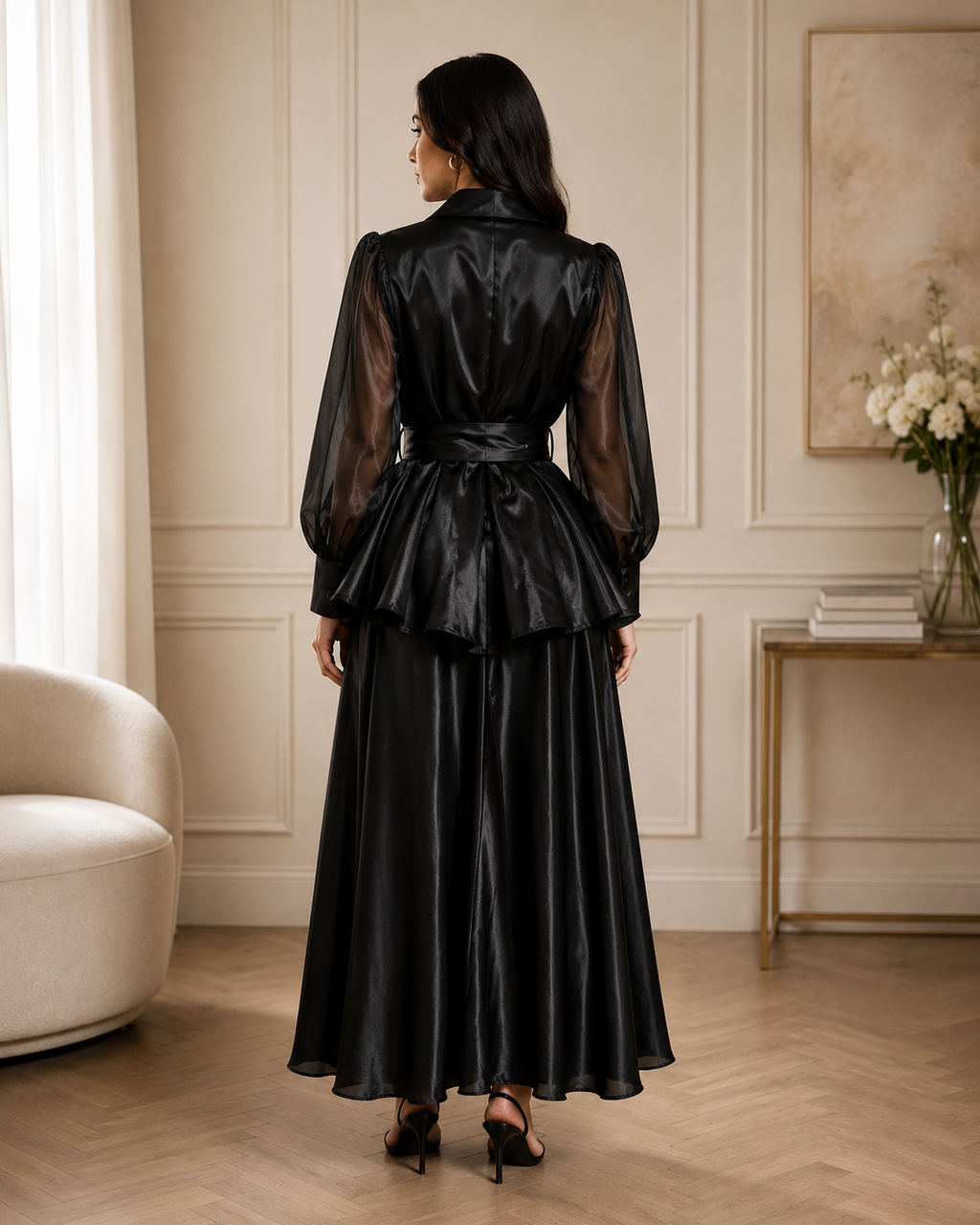 Celeste Organza Overlay Dress