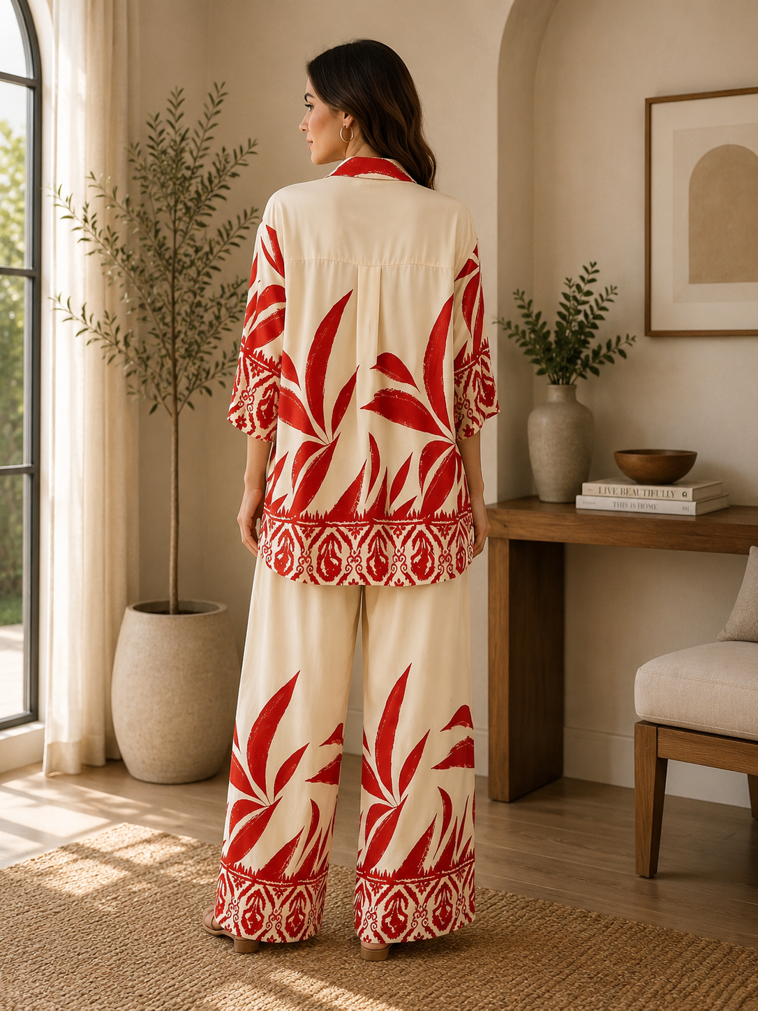 Premium Cotton Printed Lounge Set