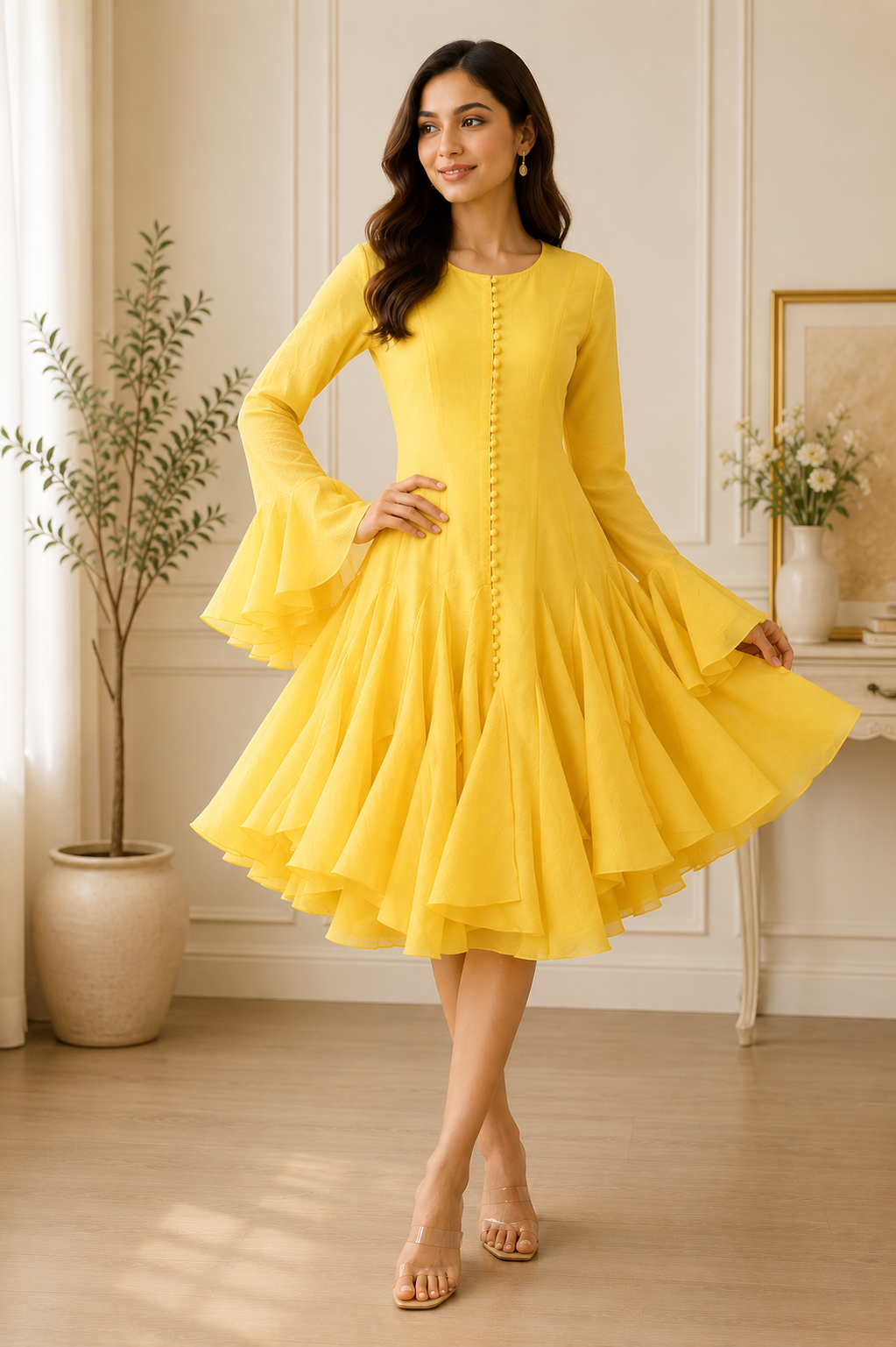 Statement Ruffle Occasion Dress Collection