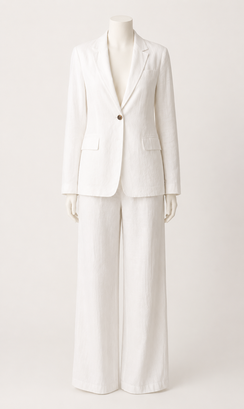 Linen Tailored Suit Set