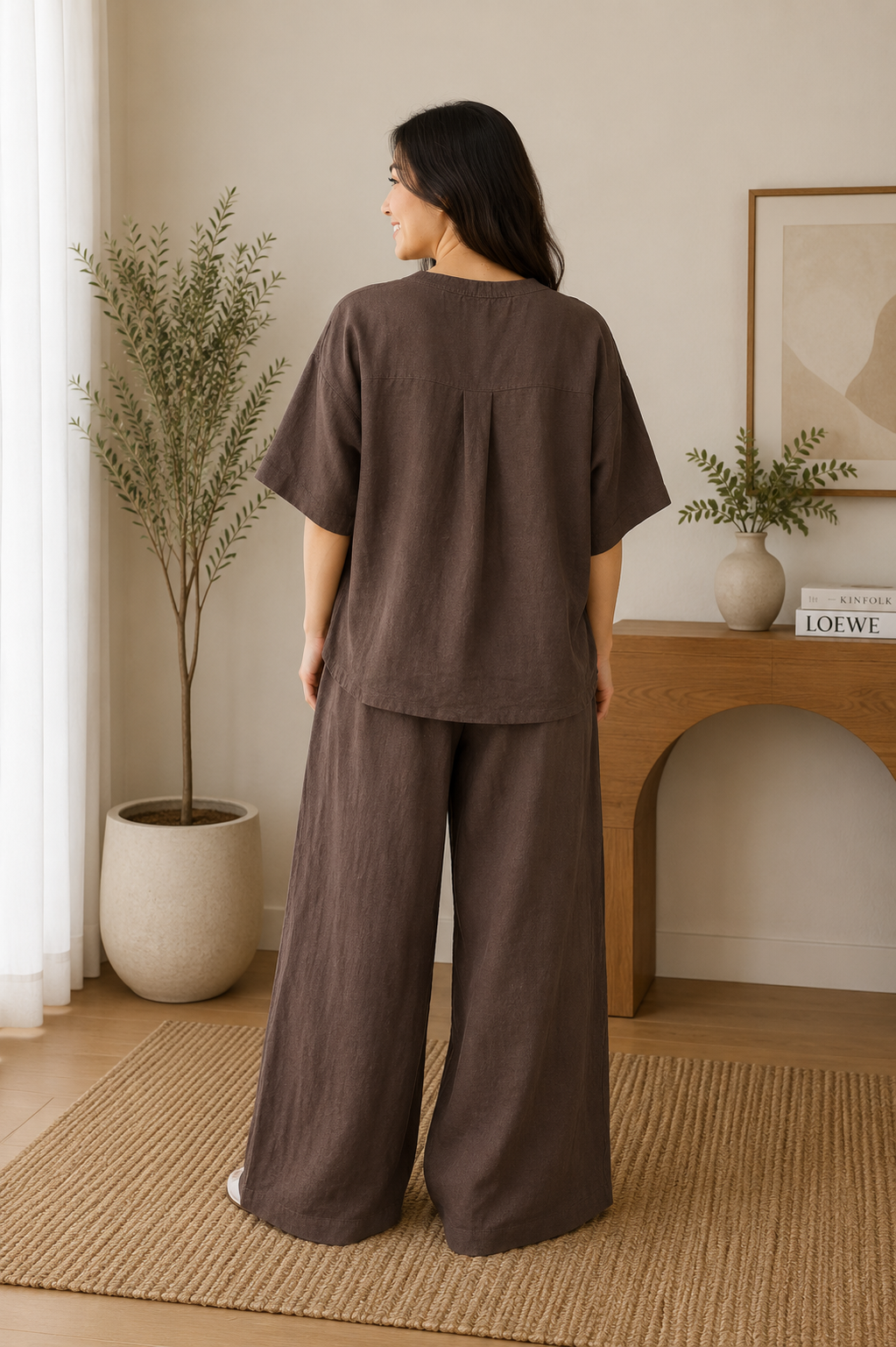Relaxed Linen Lounge Set