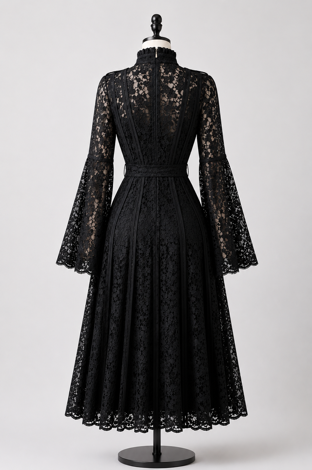 Timeless Vintage Lace Midi Dress