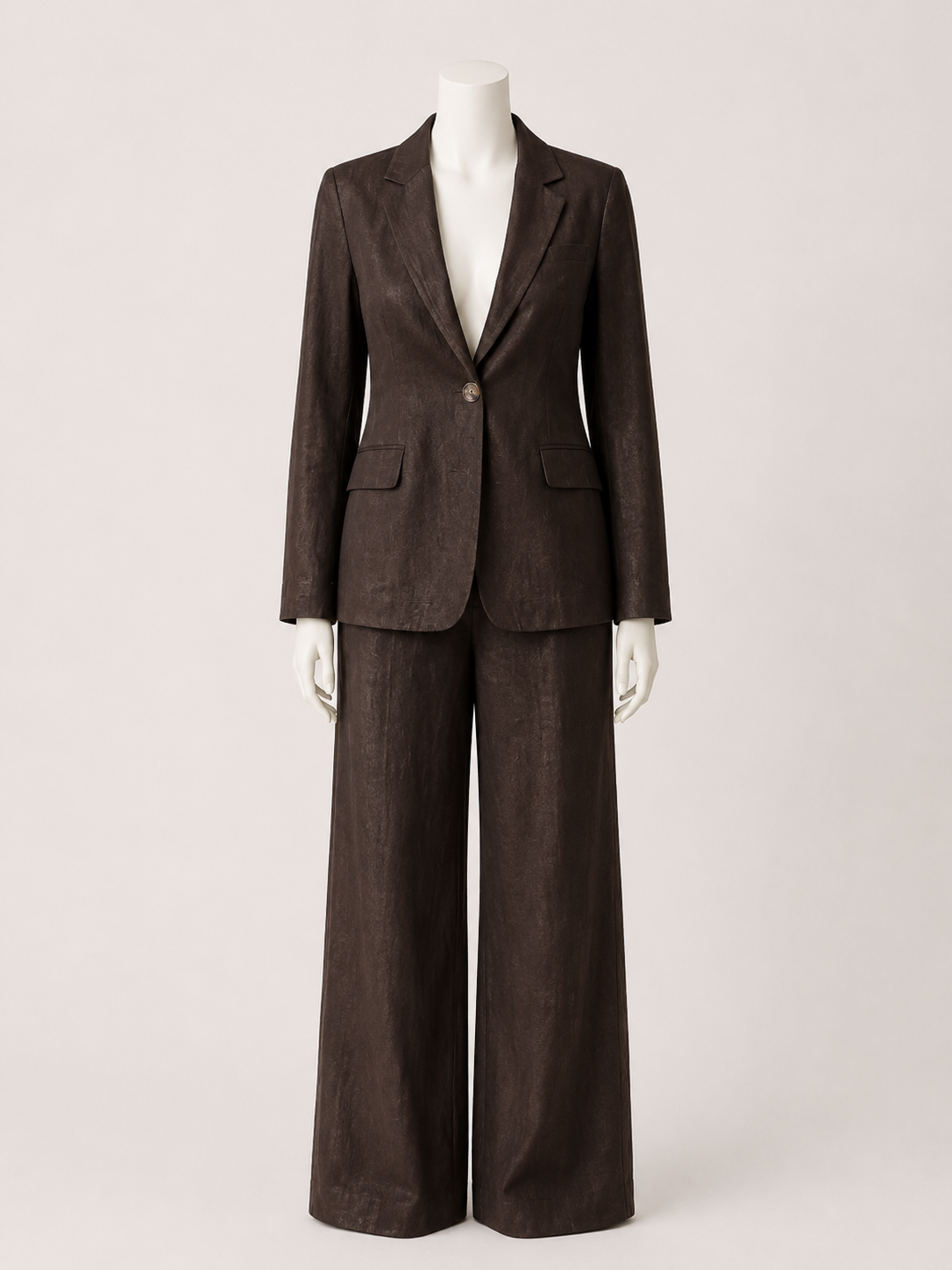 Linen Tailored Suit Set