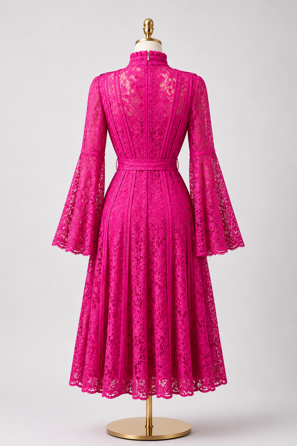 Timeless Vintage Lace Midi Dress