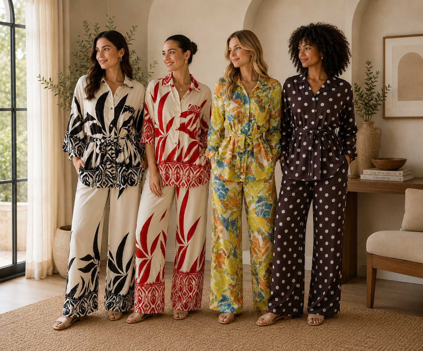 Premium Cotton Printed Lounge Set
