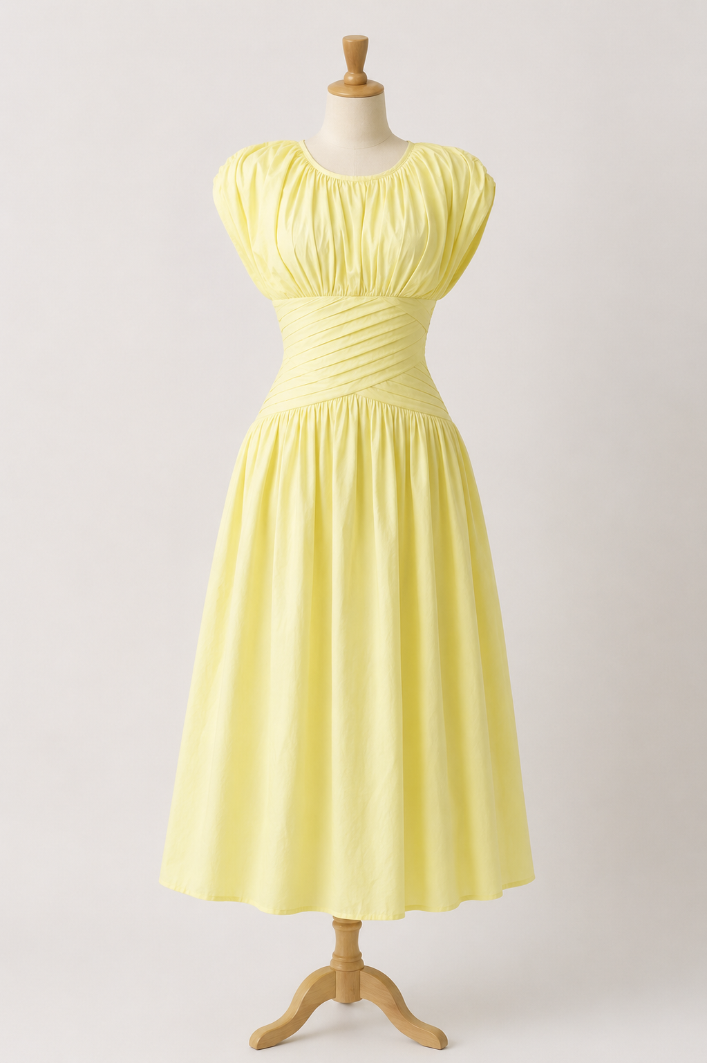 Ruched Waist Midi Dress Collection