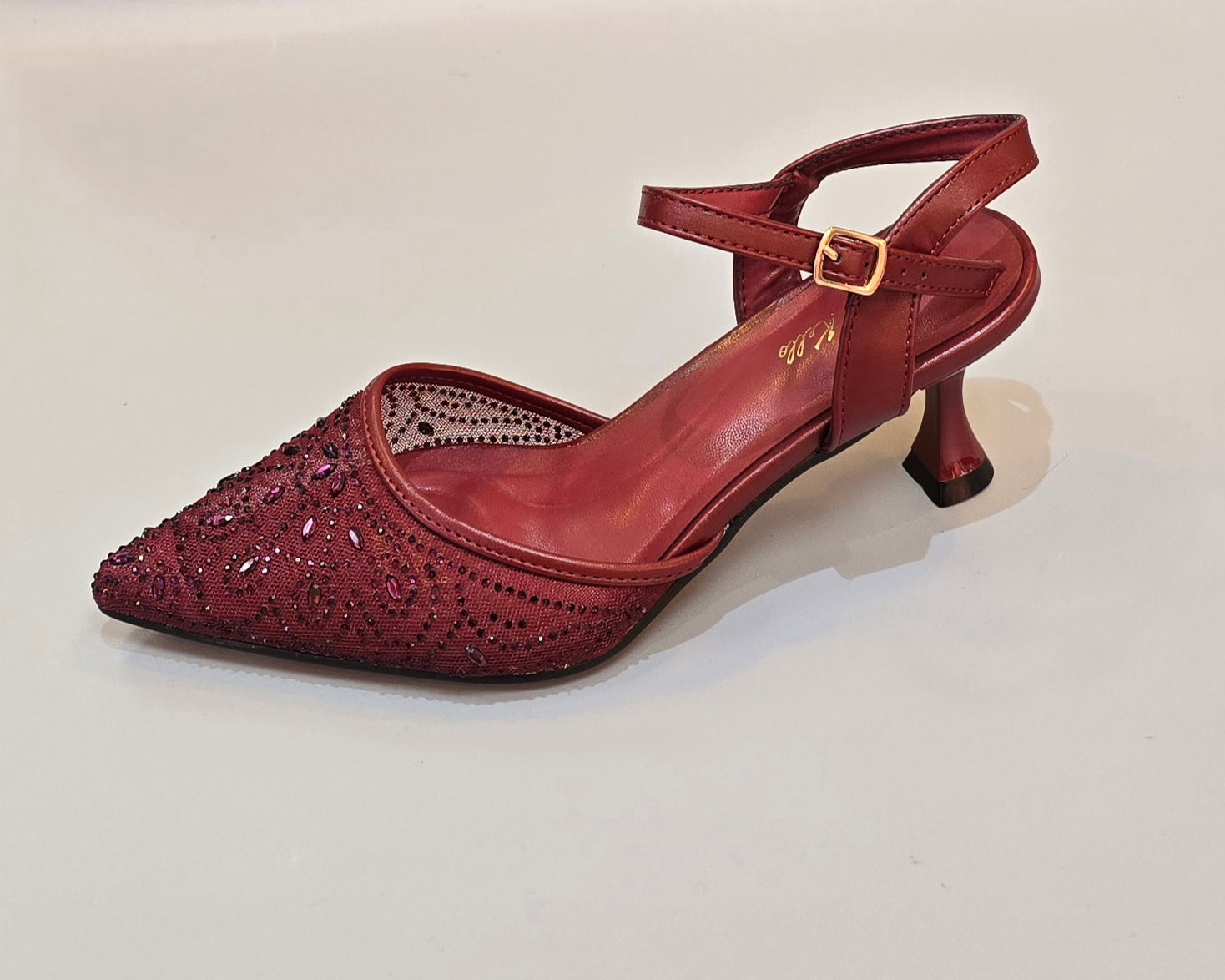 Elegant Embellished Slingback Heels