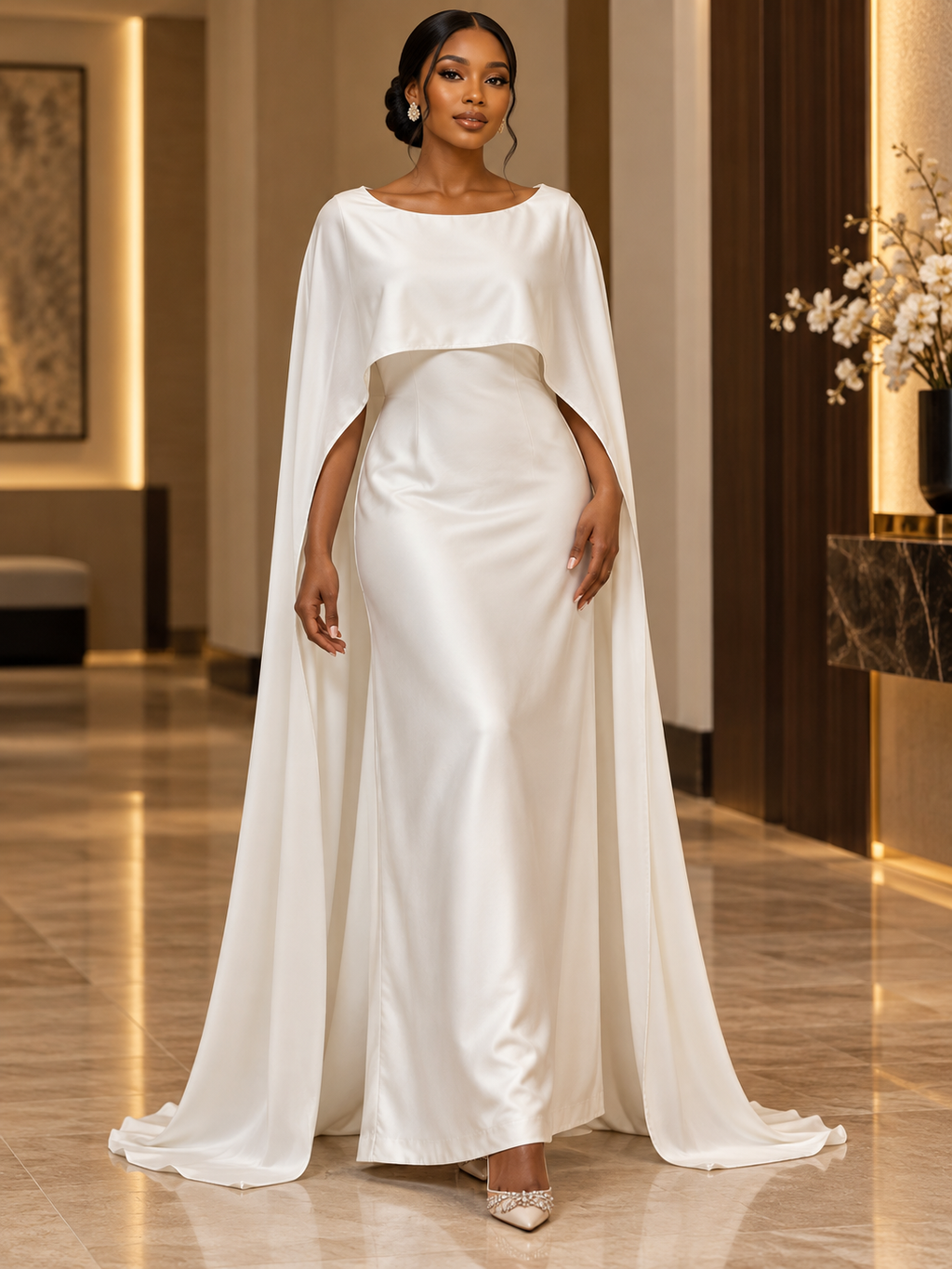 The Aurelia Cape Gown