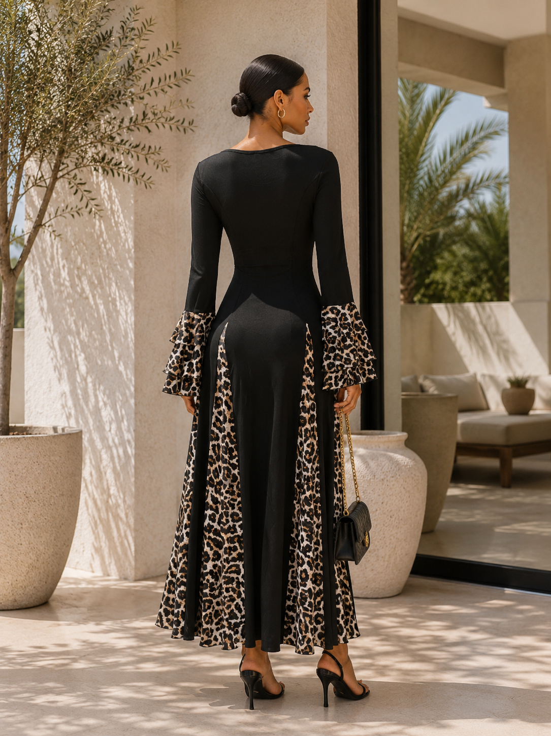 The Leopard Print Maxi Dress