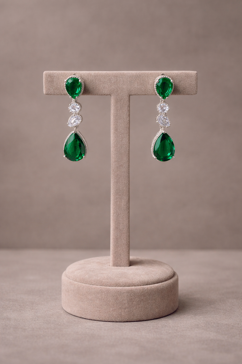 Radiant Silver Elegance Multicolour Drop Earring Collection