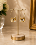 Lumière Charm Hoop Earrings