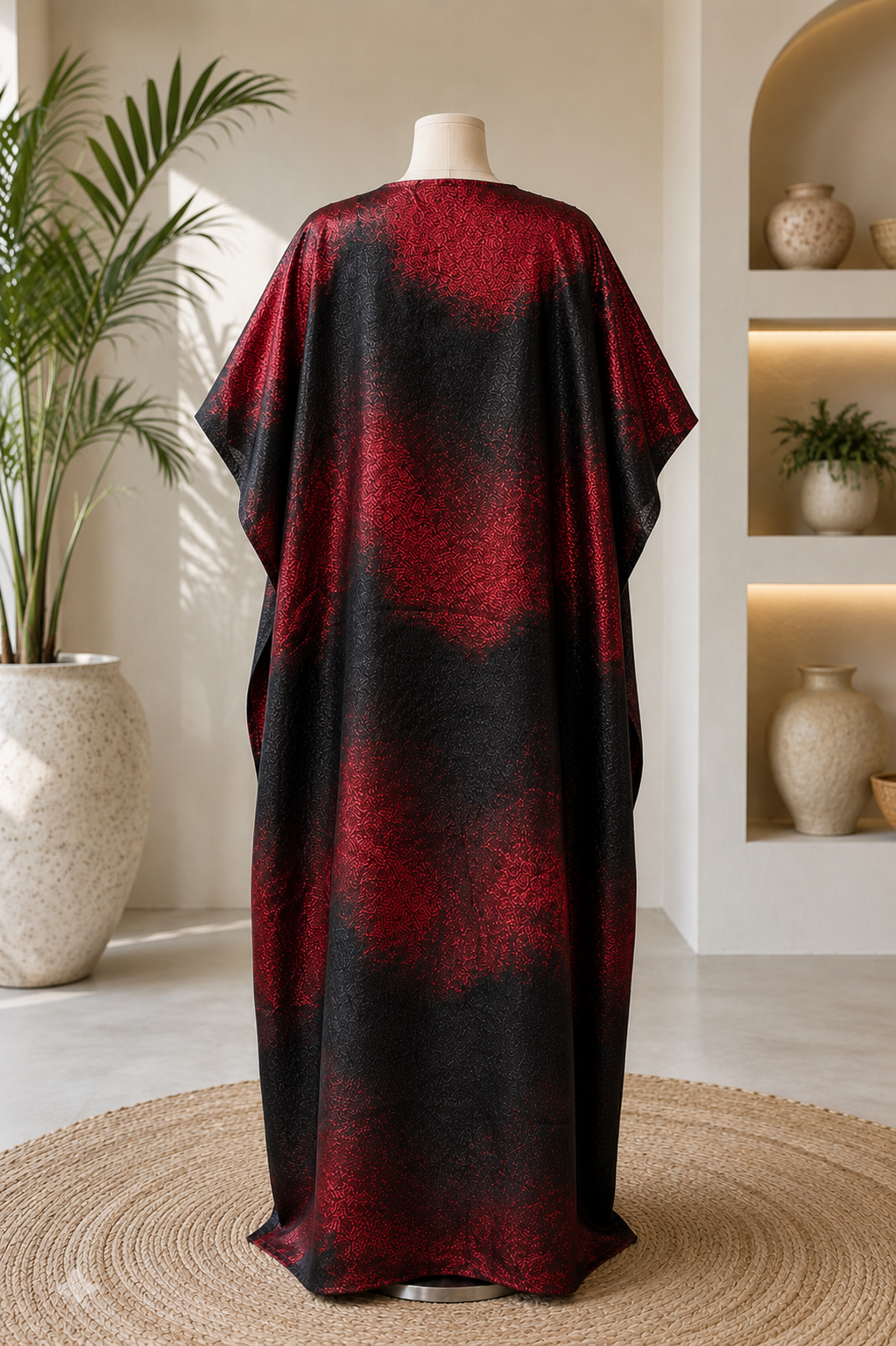 The Midnight Ruby Luxe Kaftan