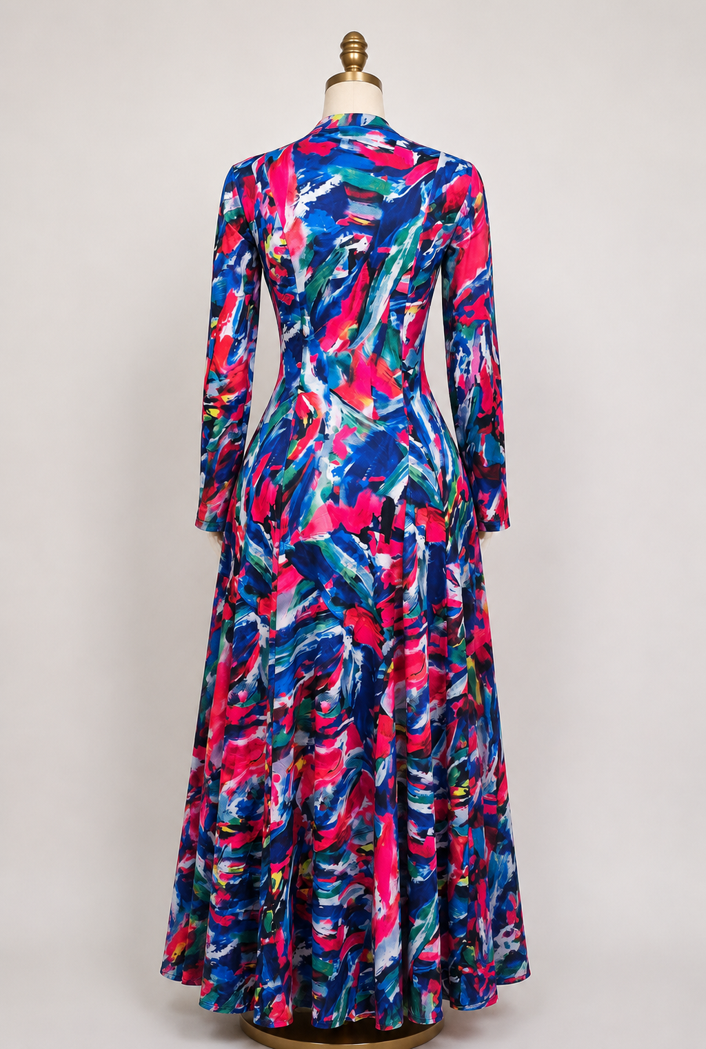 Abstract Elegance Mesh Dress Collection