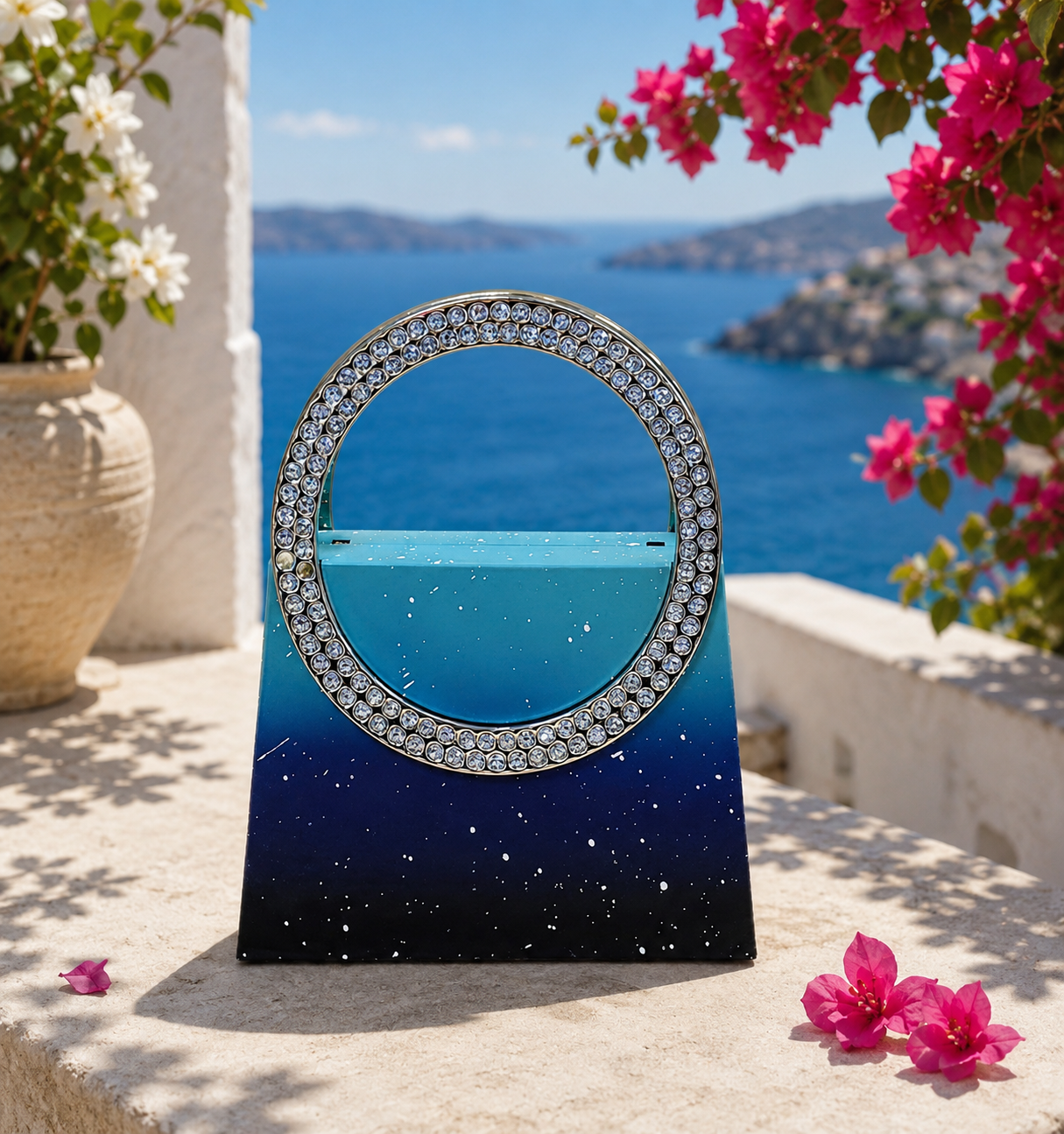 Eclipse Circle Handle Clutch