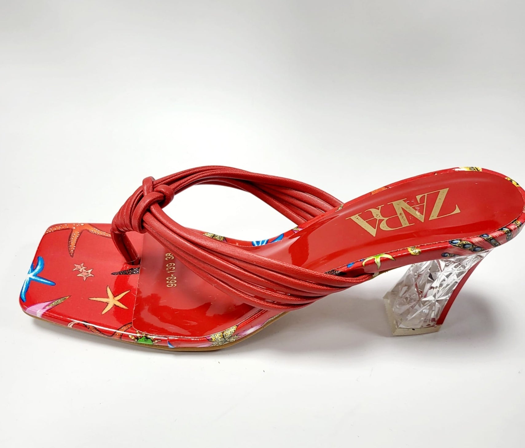 Starfish Crystalline Sculptural Mules