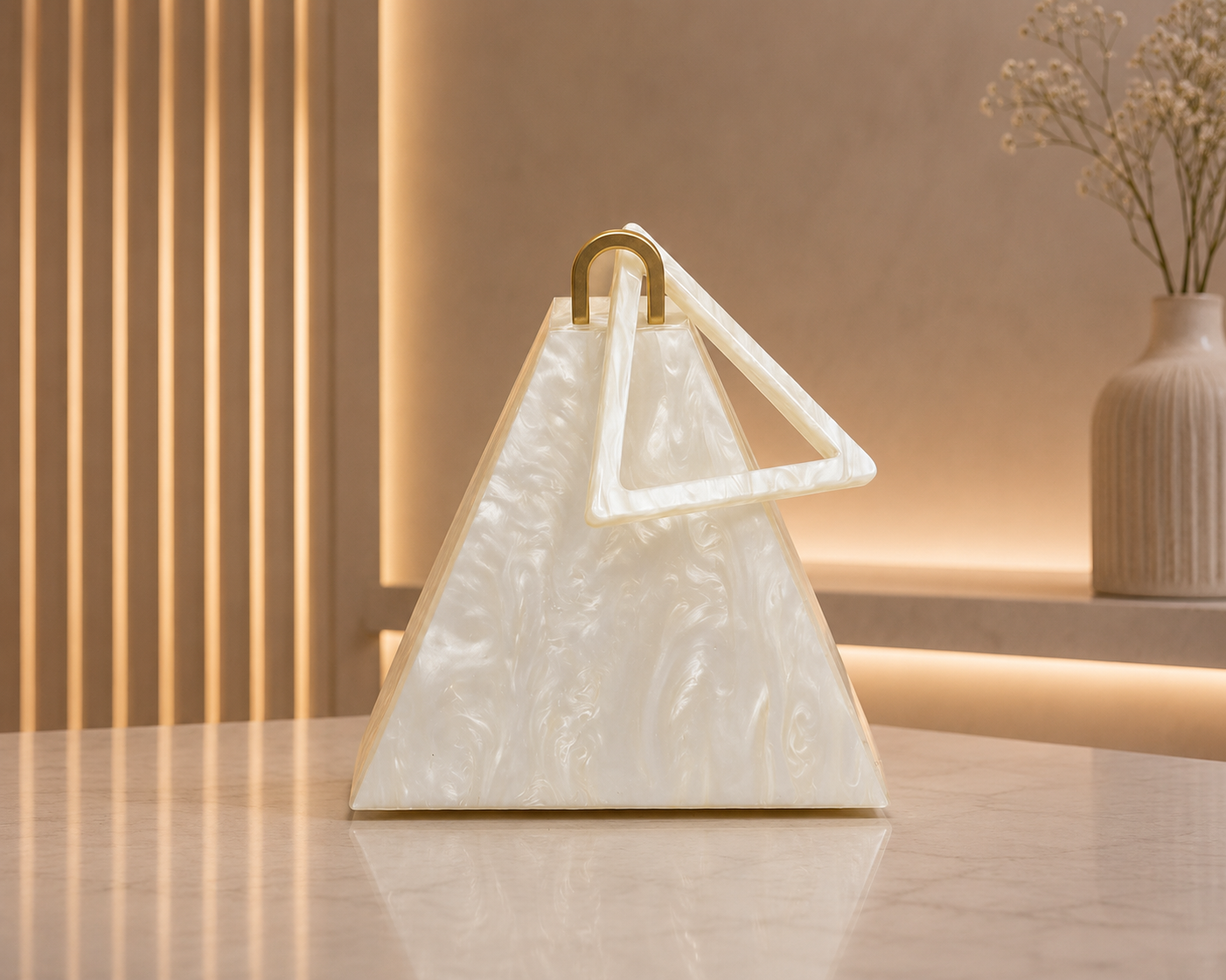 The Prism Sculptural Clutch