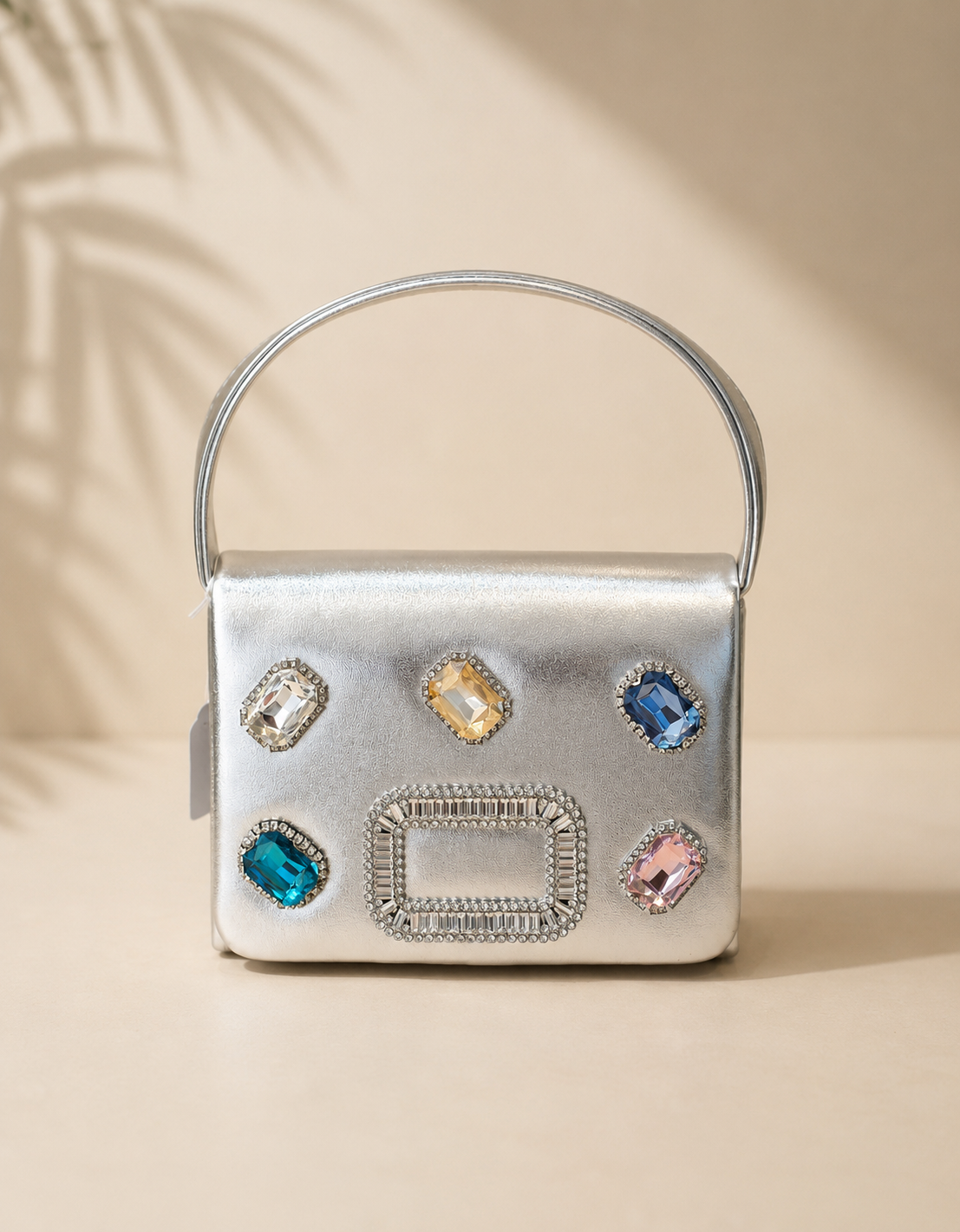 The Ruby Jewel Top Handle Bag