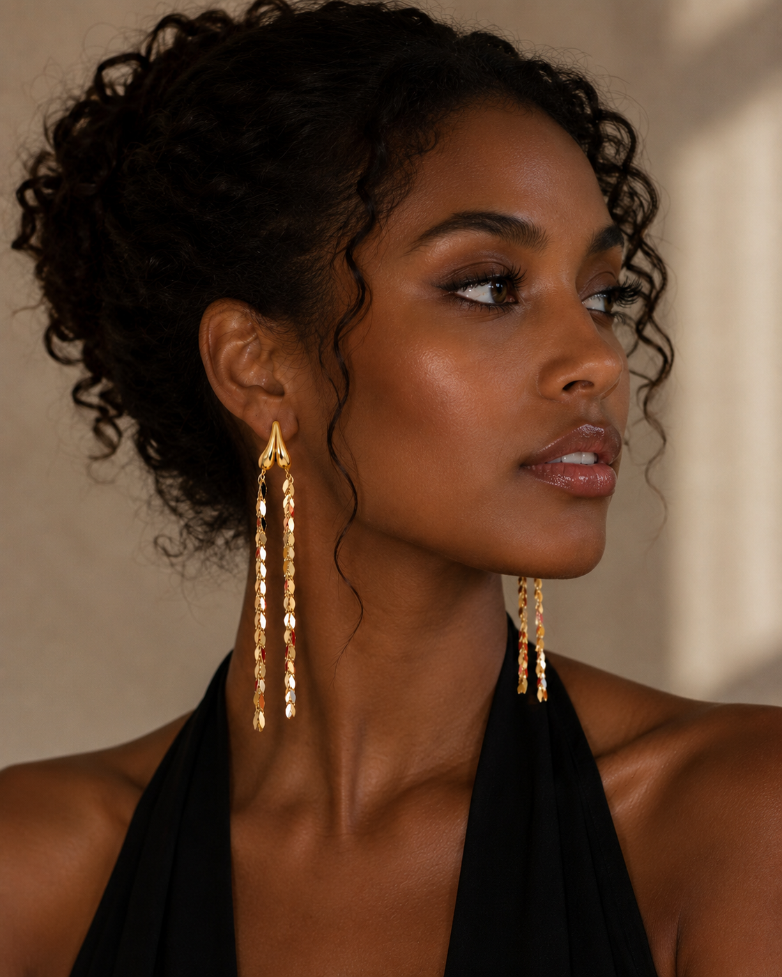 Luna Fringe Drop Earrings