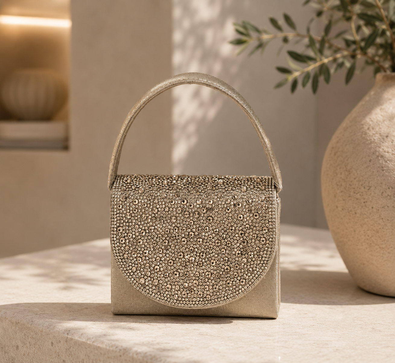 Diamond Frost Elegance Mini Bag