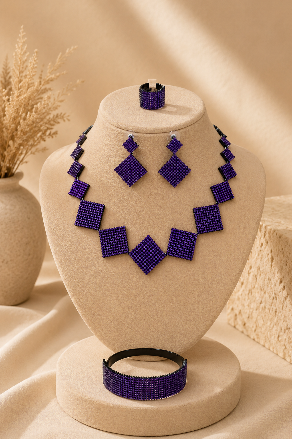 Amethyst Royale Statement Set