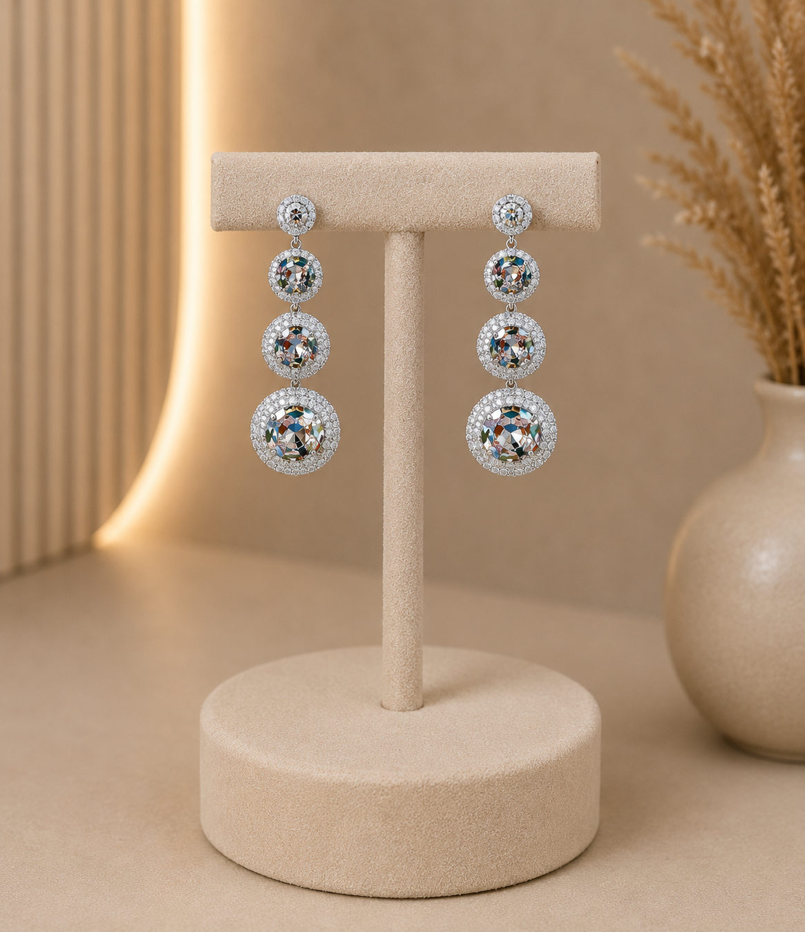 The Aurelia Mosaic Drop Earrings