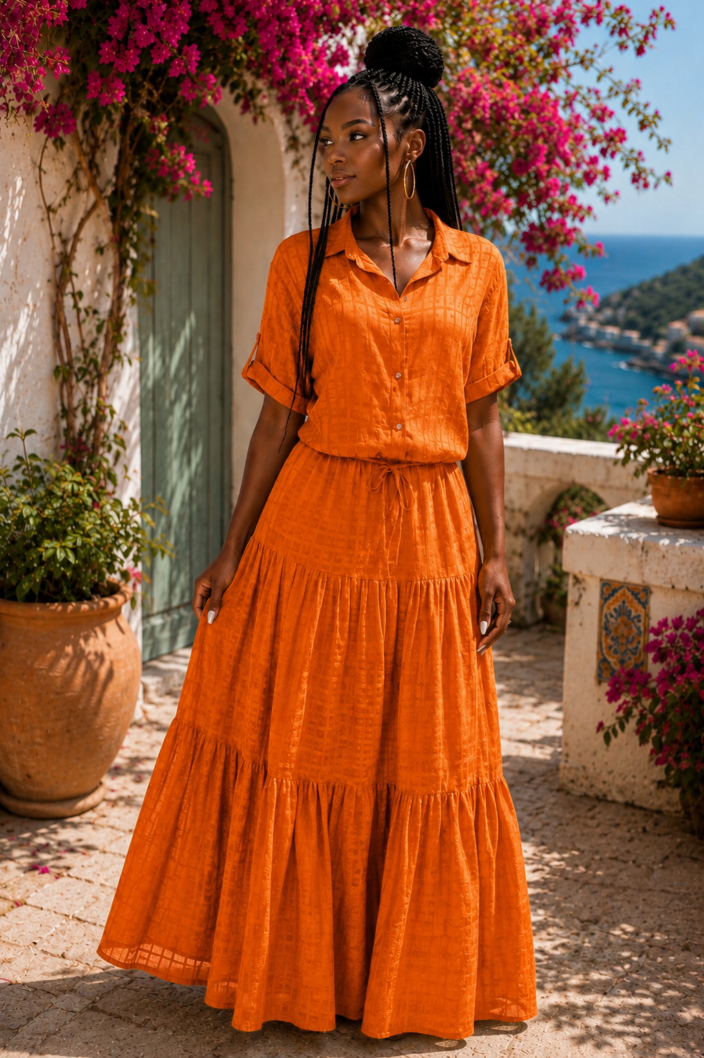 The Grove Tiered Maxi Dress
