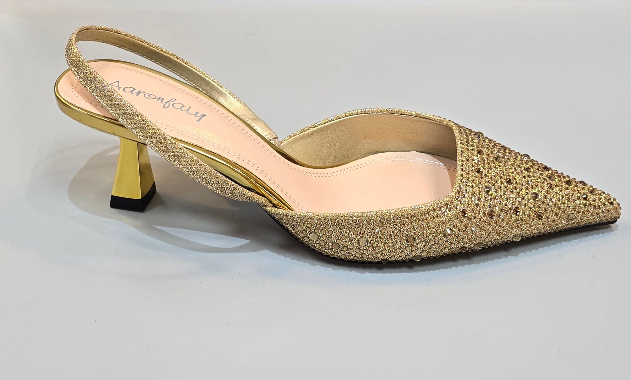 Radiant Elegance Slingback Heels