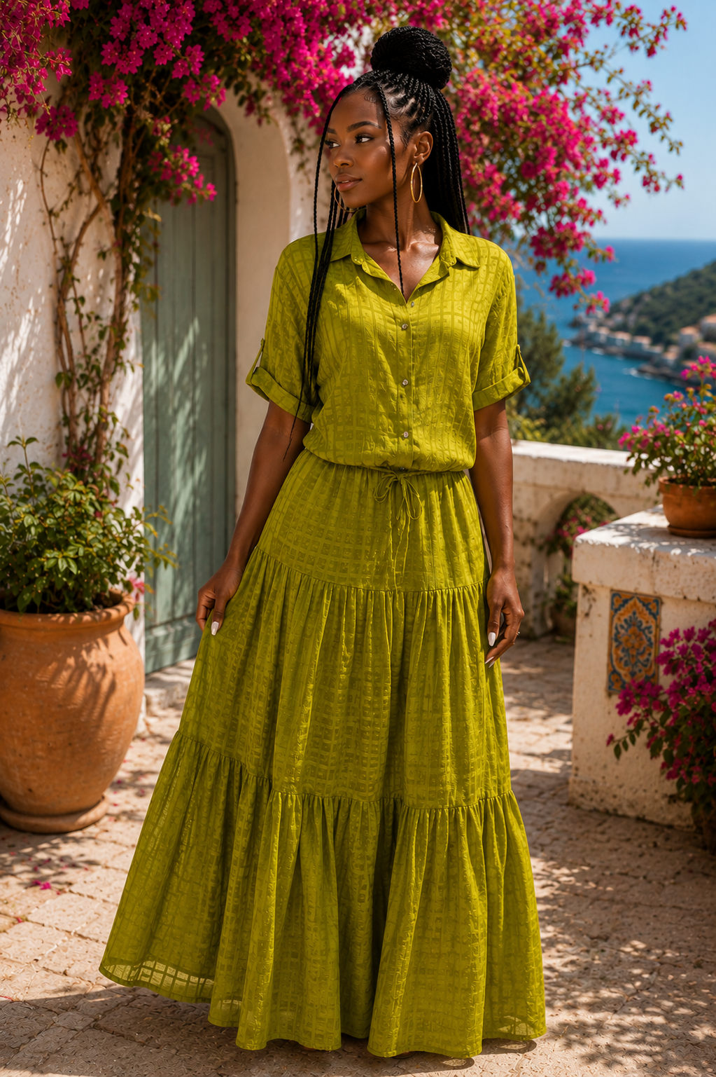 The Grove Tiered Maxi Dress