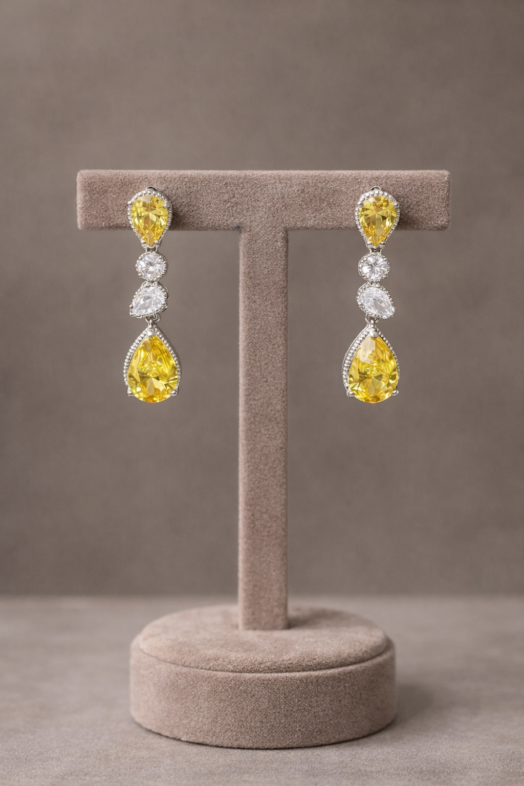 Radiant Silver Elegance Multicolour Drop Earring Collection