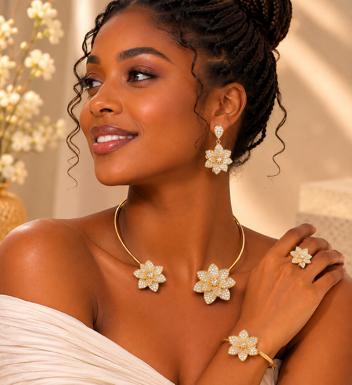 Golden Blossom Radiance Set