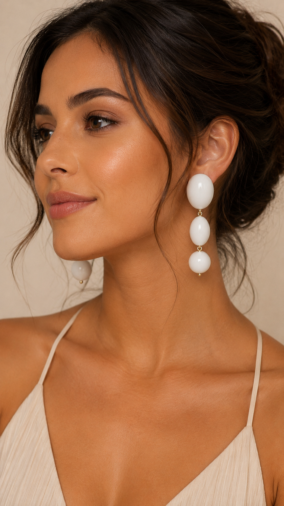 Luna Pearl Cascade Earrings